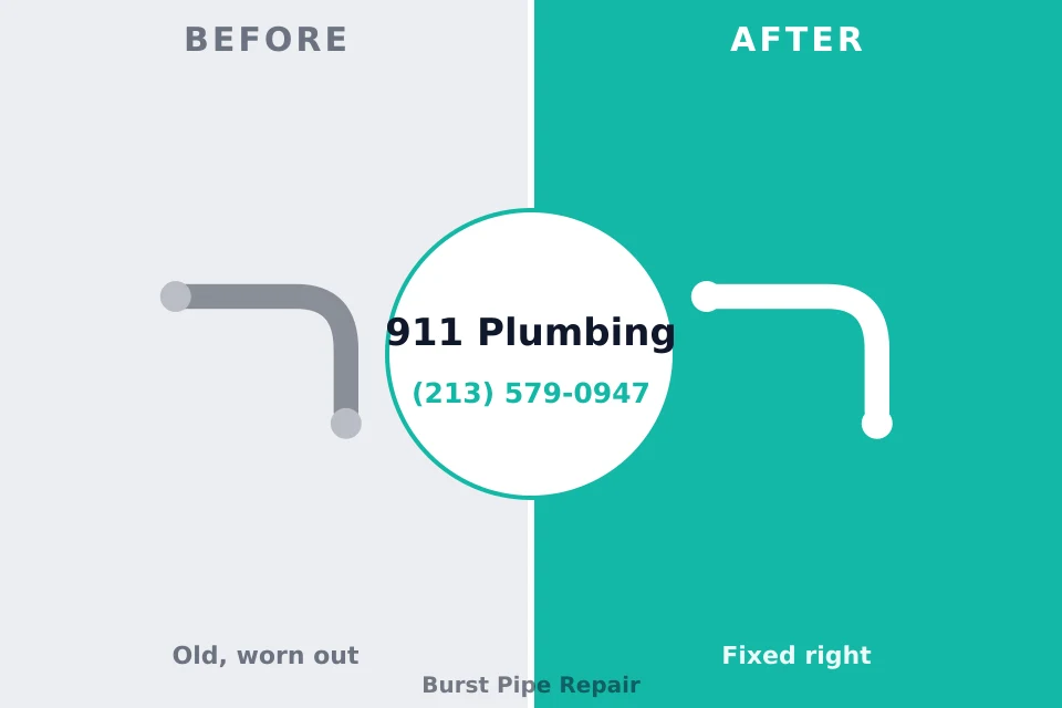 Before and after: plumbing company Centralia, IL